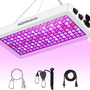 WZDRAGON 2000W LED Grow Light Full Spectrum for Indoor Plants Veg and Flower